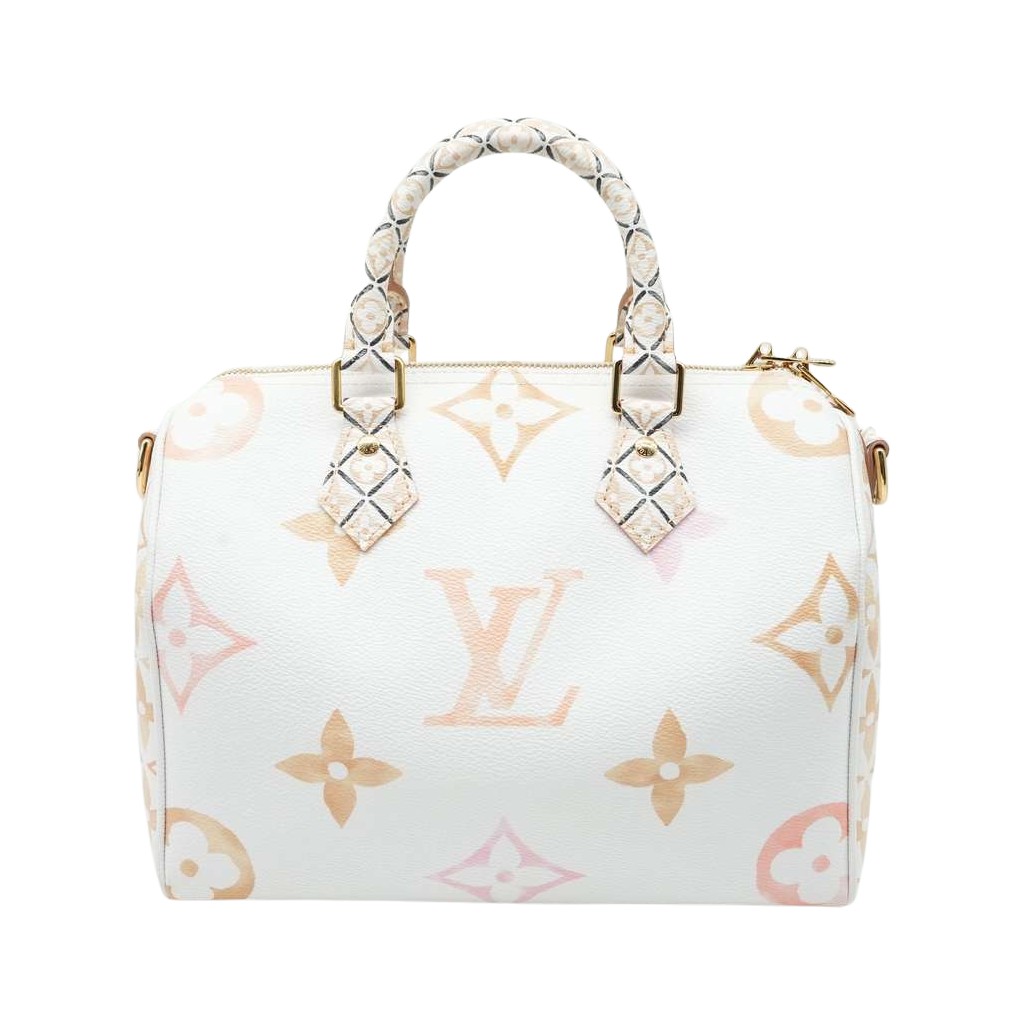 Louis Vuitton Monogram By the Pool Speedy Bandouliere 25 M22987 DB/ST/PL/K