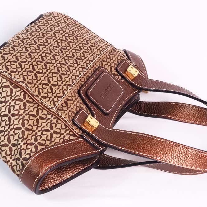 Loewe Anagram Tote Brown Canvas Leather Very good condition - Model View