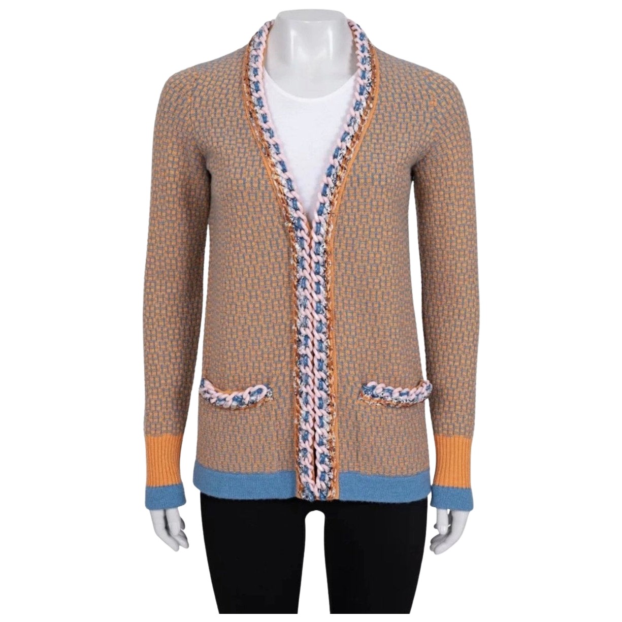 Chanel Checked Cardigan