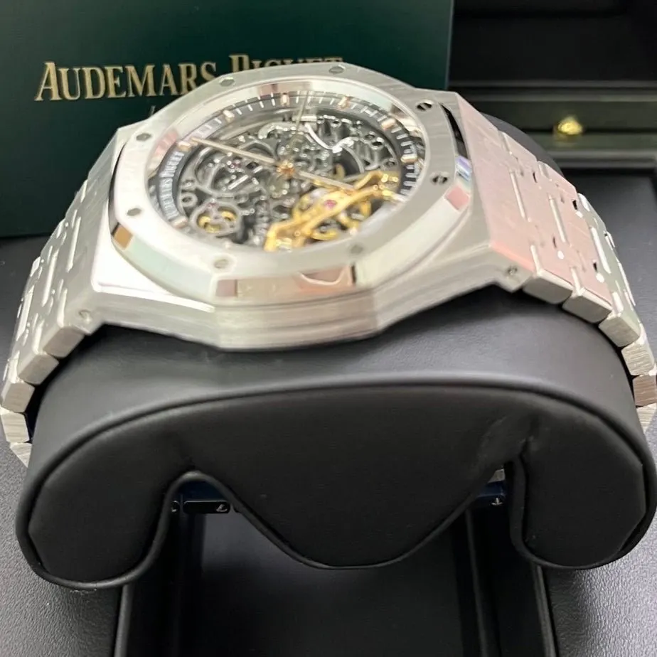 Audemars Piguet Royal Oak Double Balance Wheel Openwork 41mm Beige Never worn - Back View