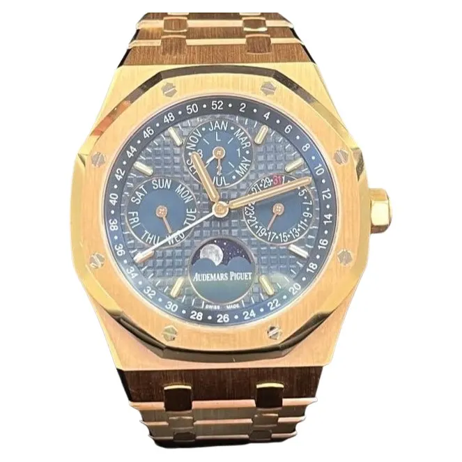 Audemars Piguet Royal Oak Perpetual Calendar 41mm Pink Never worn - Front View