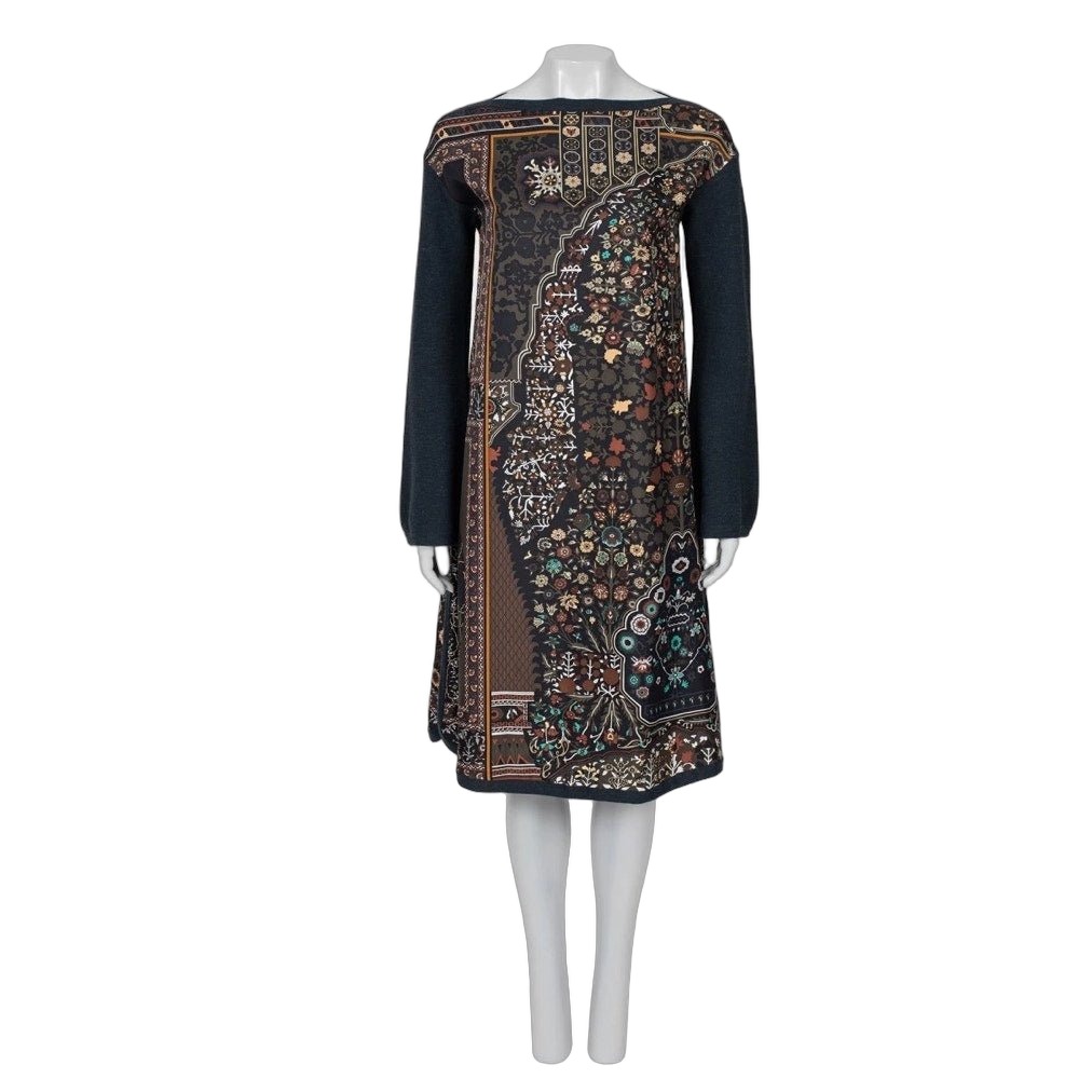 Hermès NWOT Hermès Gray Silk Dress FR34/XS Pre-owned