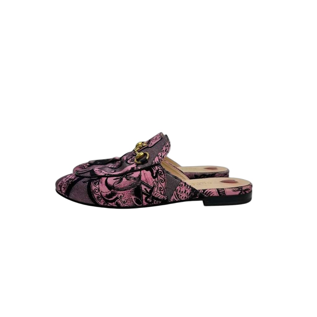 Gucci Princetown Horsebit Accent Mules