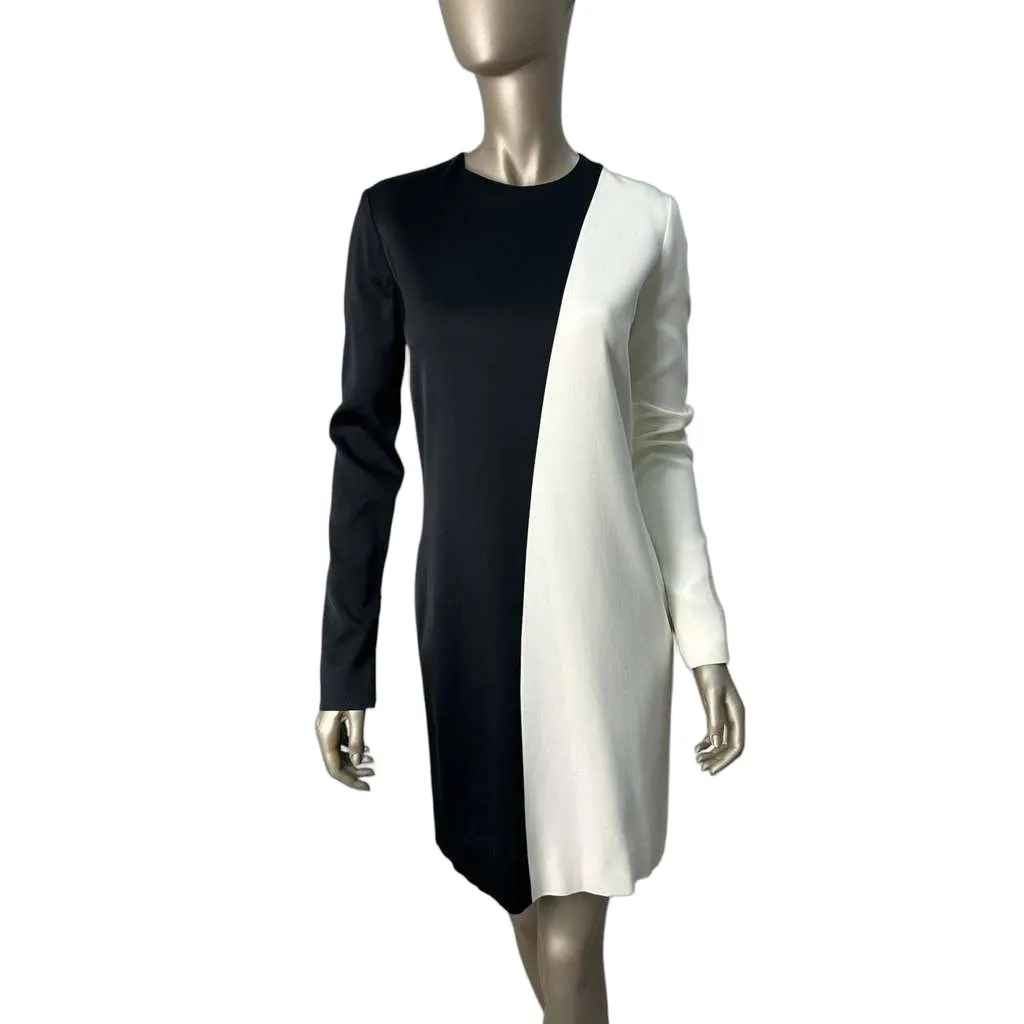 Celine Refined Mini Dress Black Cotton Very good - Front View