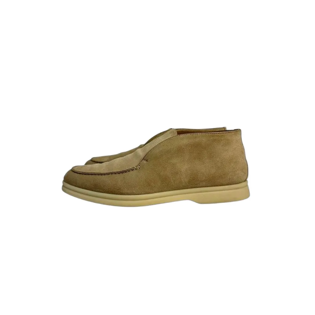 Loro Piana Loafers Beige Suede Very good - Front View