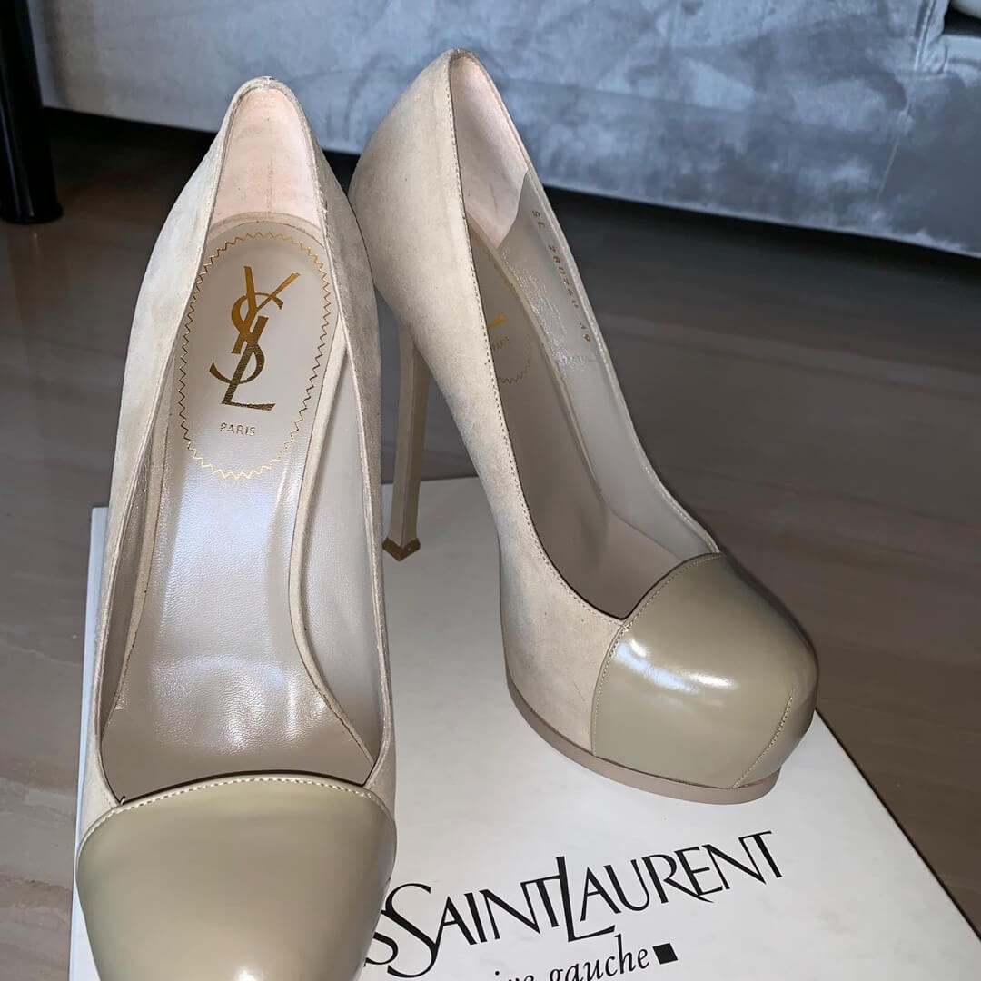 Saint Laurent Tribtoo pumps - Back view
