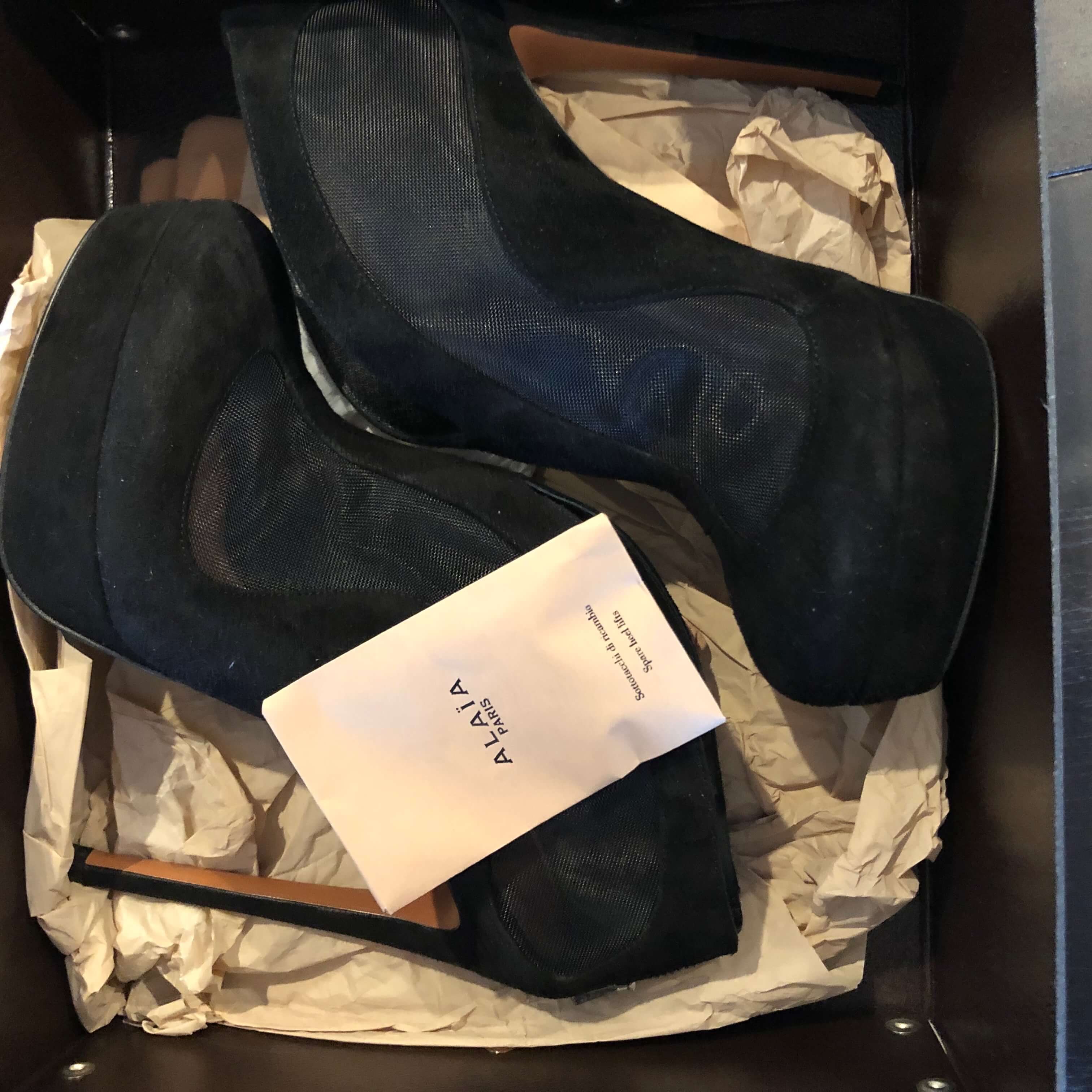 Alaïa mesh booties - Detail 1