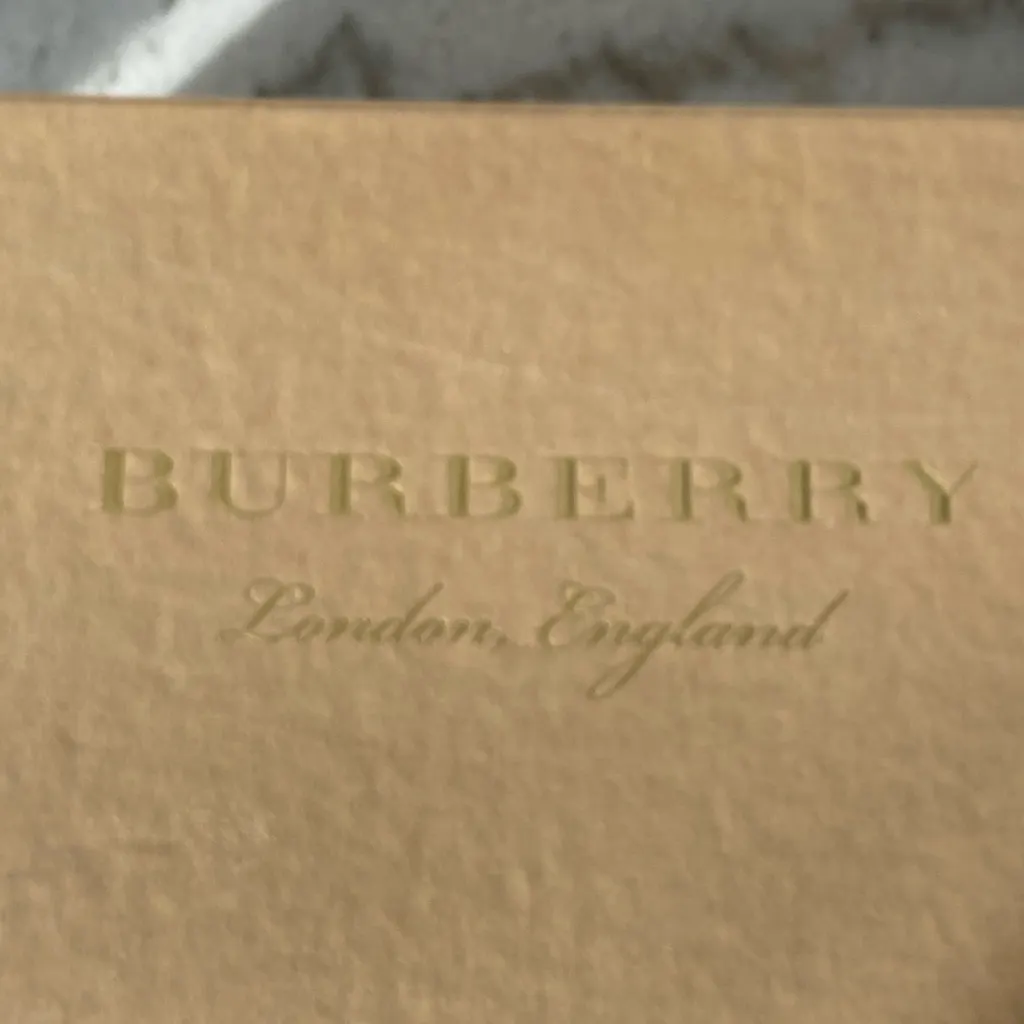 Burberry Burberry Slingback heel Blue Leather Never worn, with tag - Box View