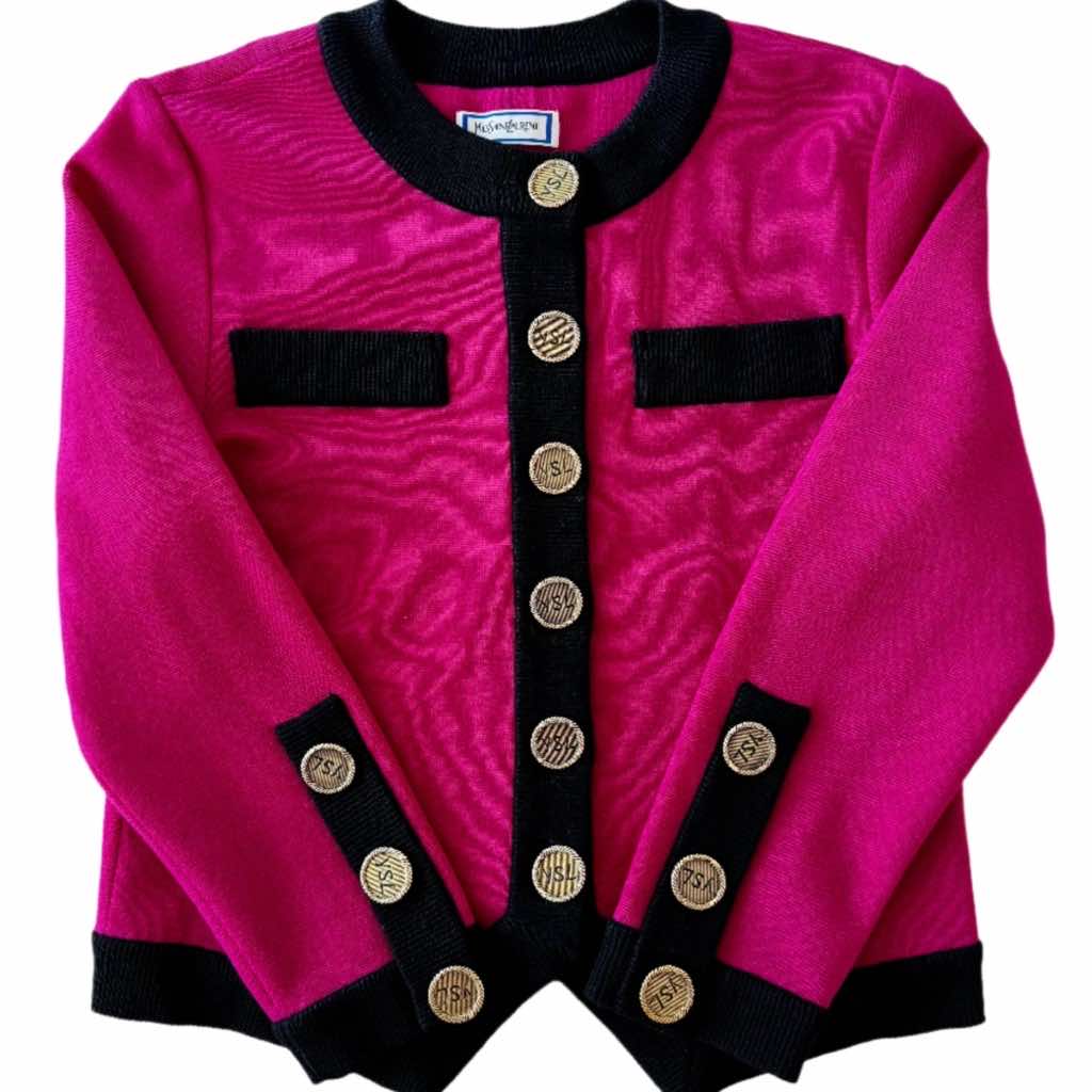 Saint Laurent Pink Cardigan