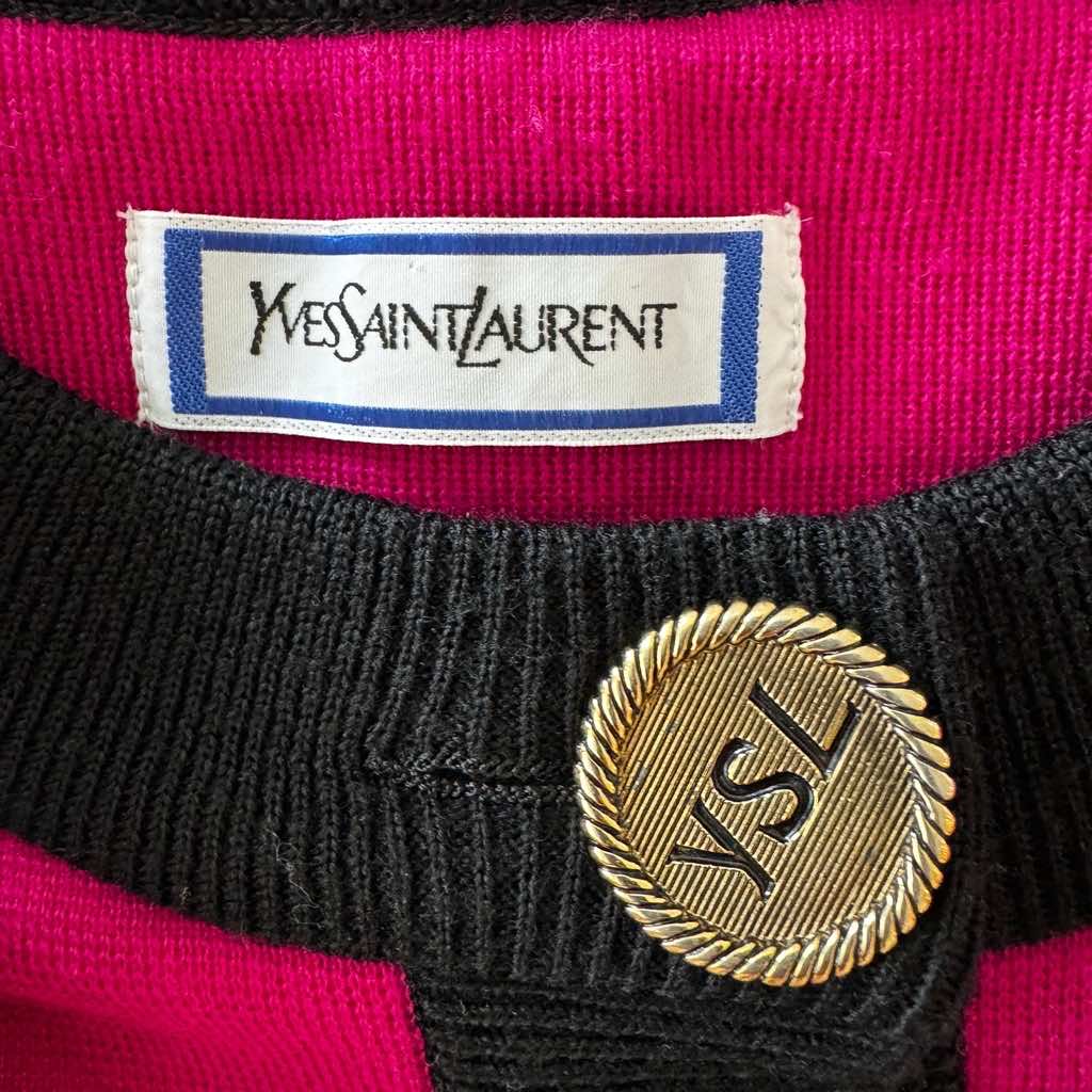 Saint Laurent Pink Cardigan - Side view
