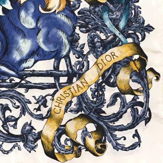 Dior Silk Scarf - Image 10