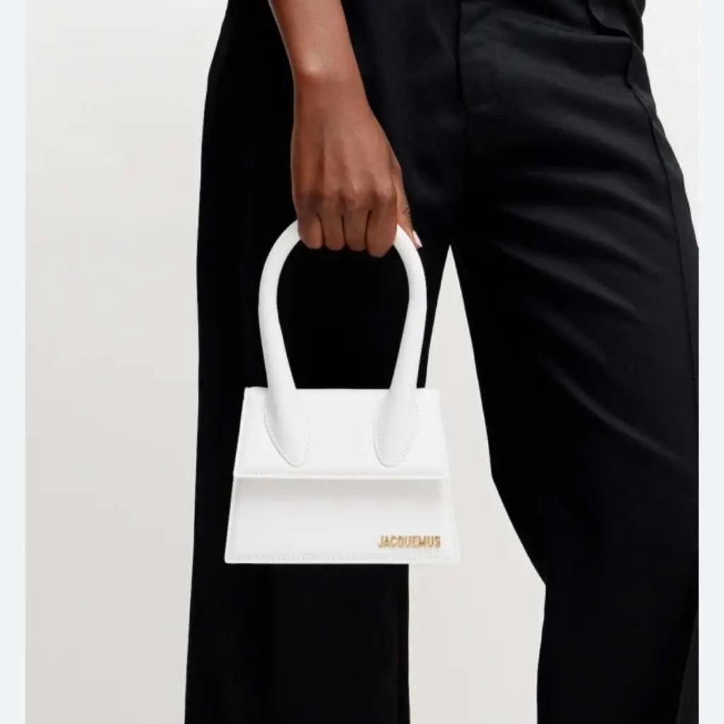 Jacquemus Le Chiquito White Leather Gold Never worn, with tag - Box View