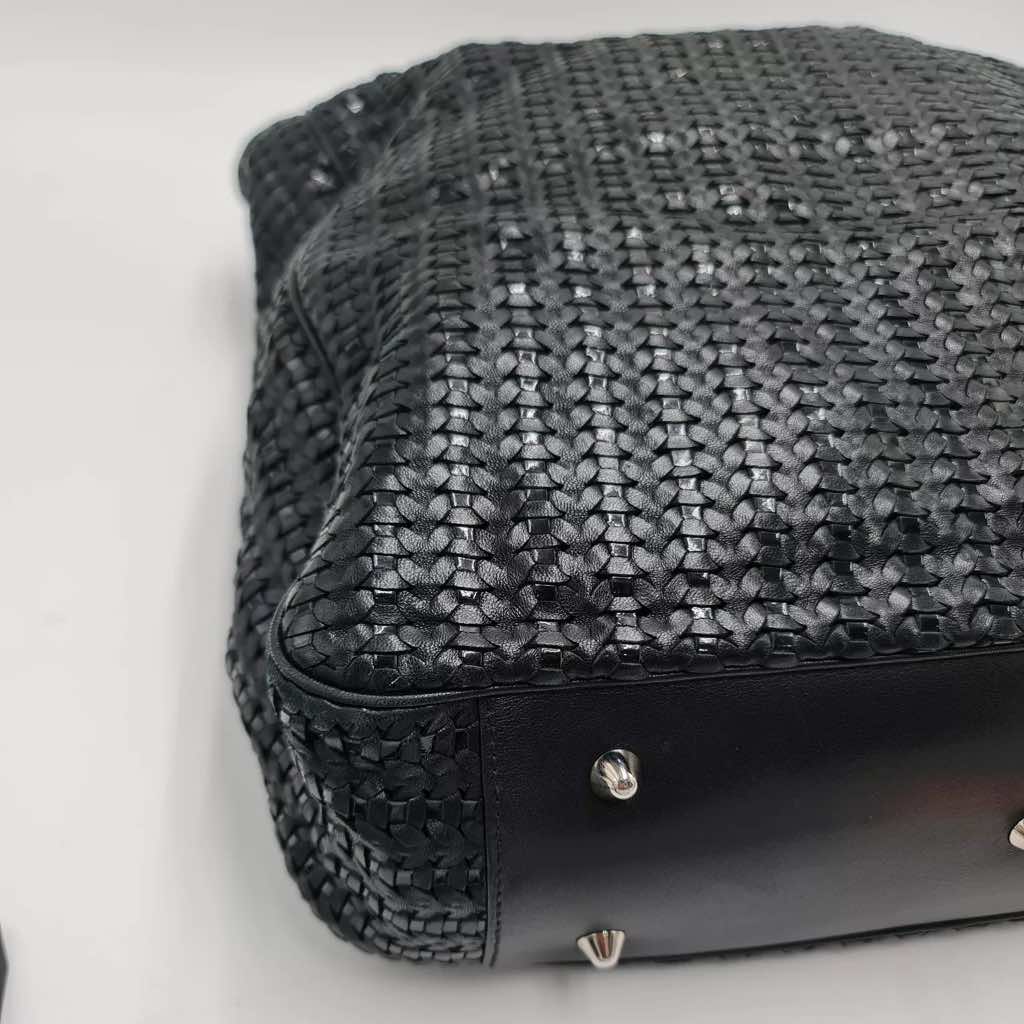 Christian Dior Woven Leather Shopping Tote - Detail 2