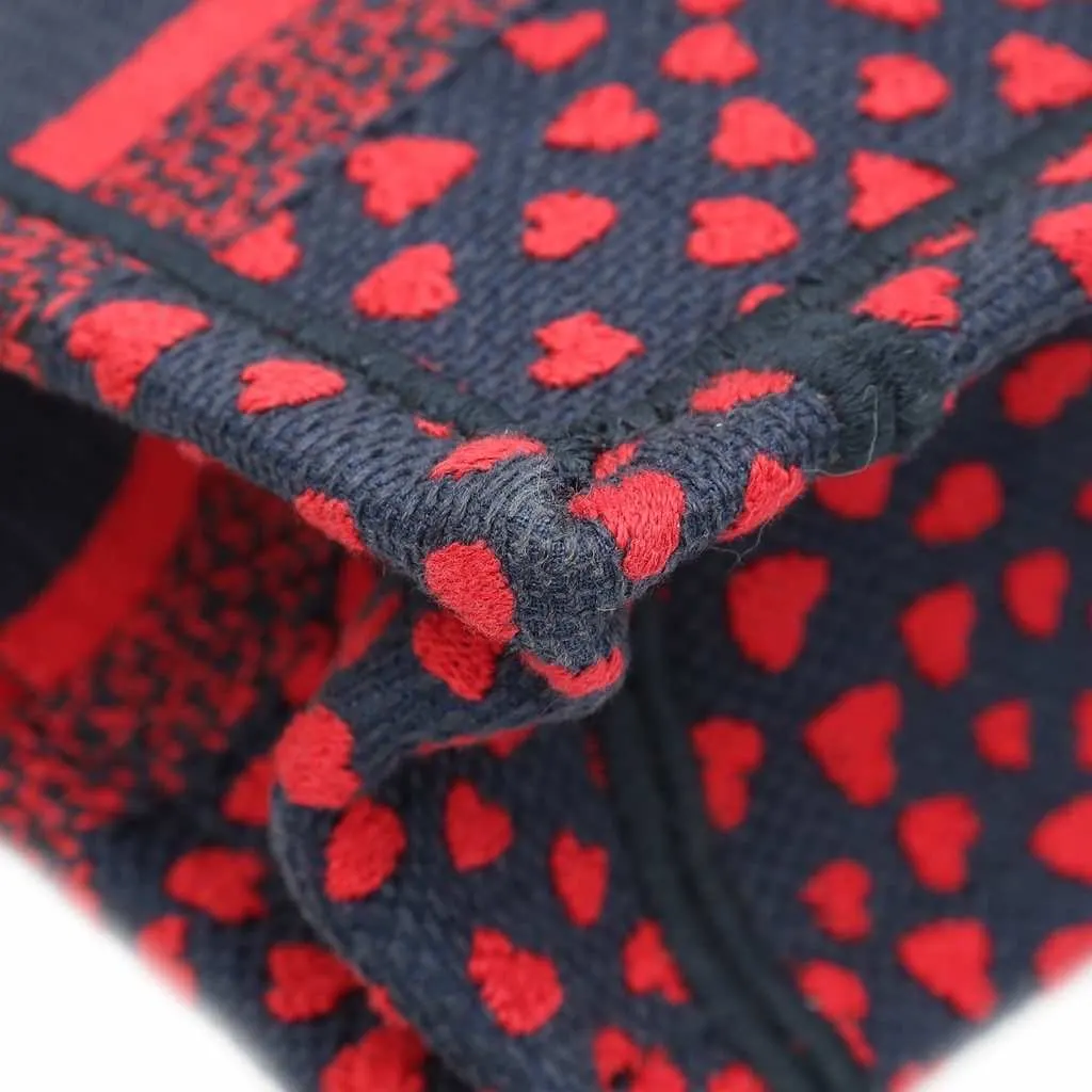 Dior Mini Book Tote Red Canvas Good - Inside View