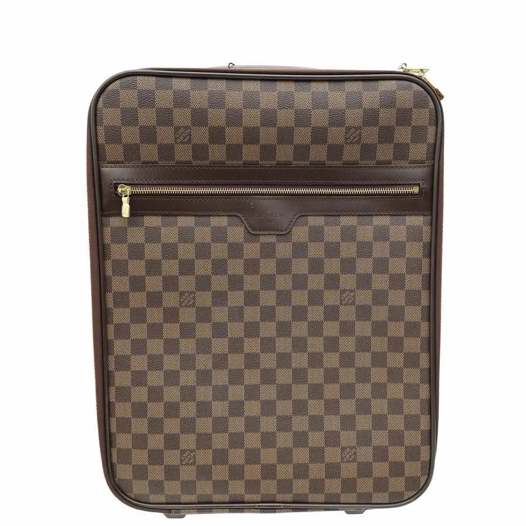 Louis Vuitton Pegase 45 Brown Canvas Gold Very good - Front View