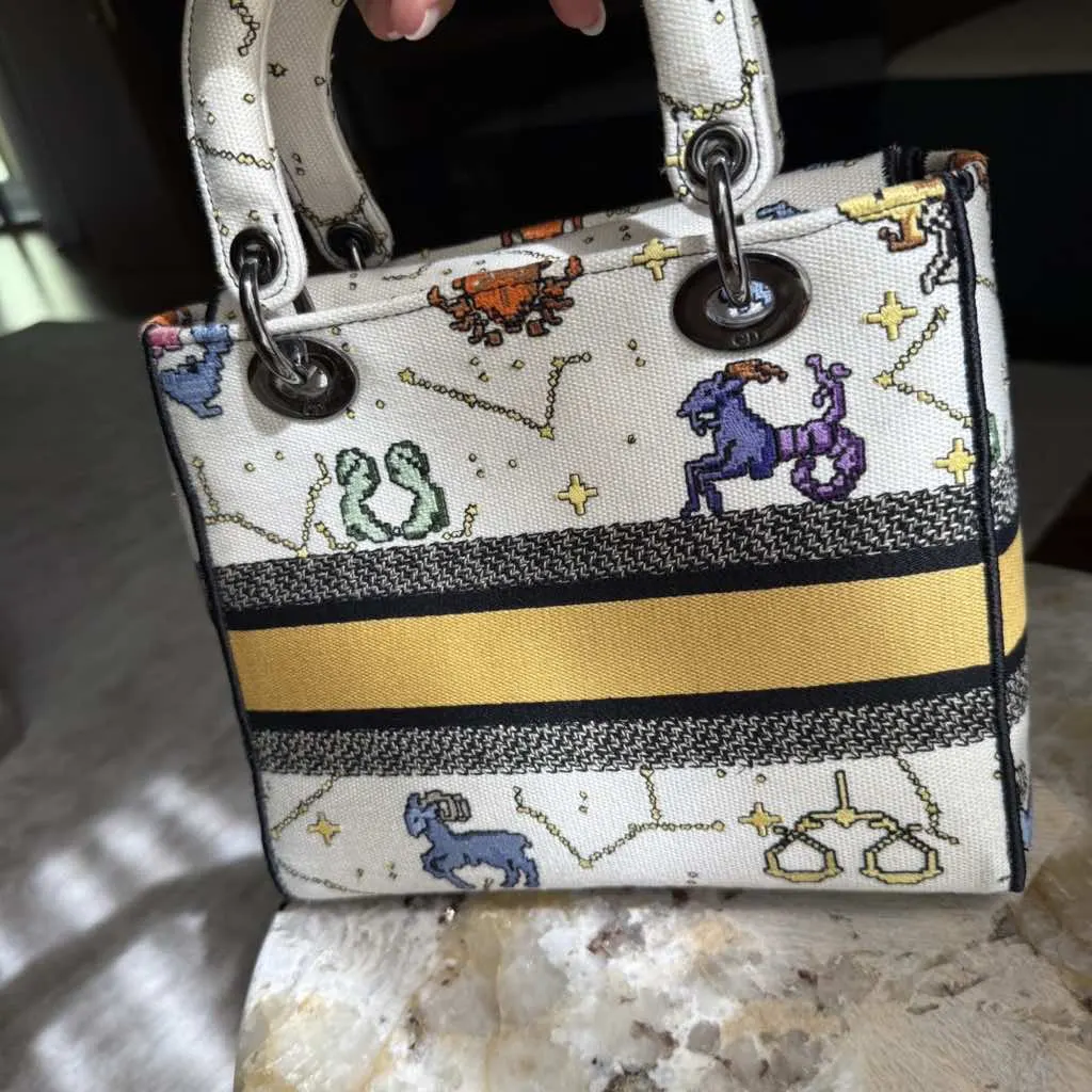 Dior Lady Dior MultiColor Cotton Silver Very good - Box View