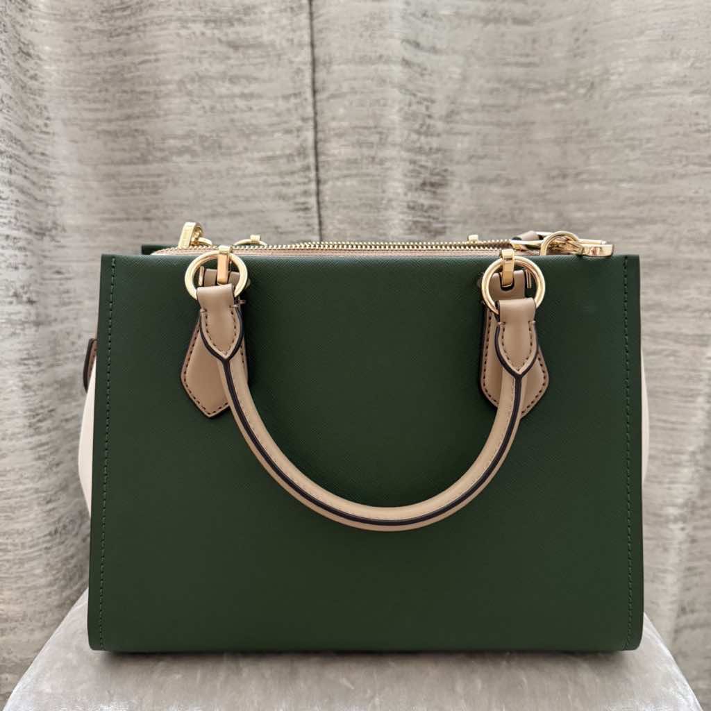 Michael Kors Marilyn Satchel Bag Medium Black Leather Metal Never worn, with tag - Back View
