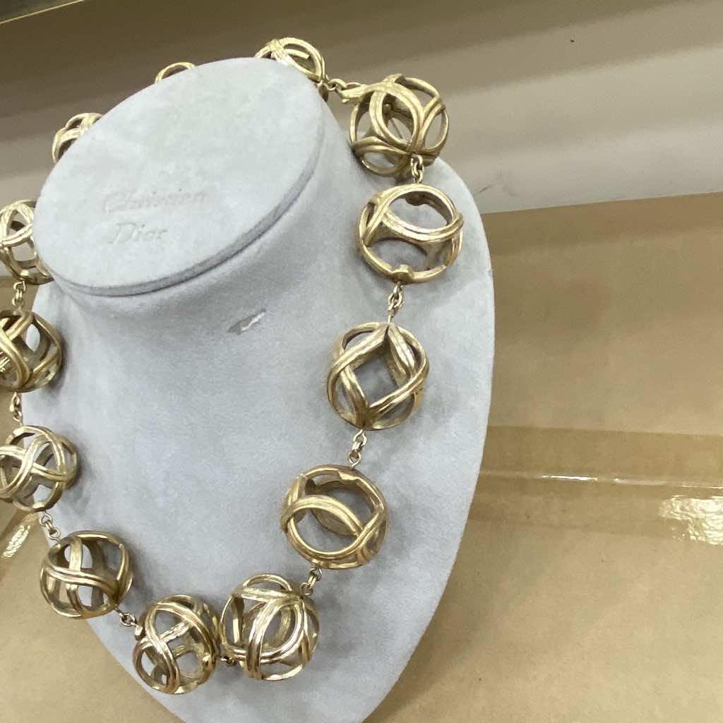 Christian Dior Vintage Necklace and bracelet - Back view