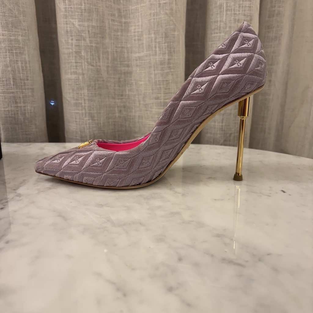 Elisabetta Franchi EF velvet pumps - Image 6