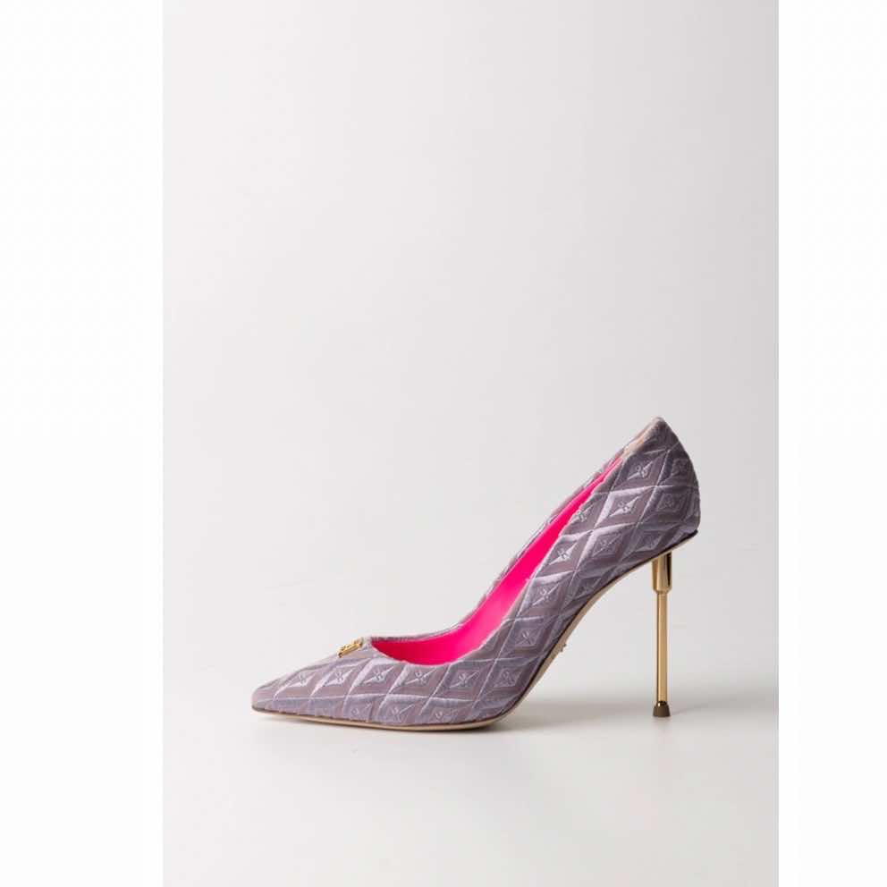 Elisabetta Franchi EF velvet pumps - Image 13
