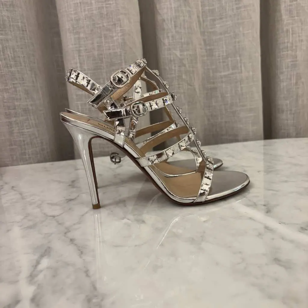 Valentino Rockstud Silver Leather Never worn - Back View