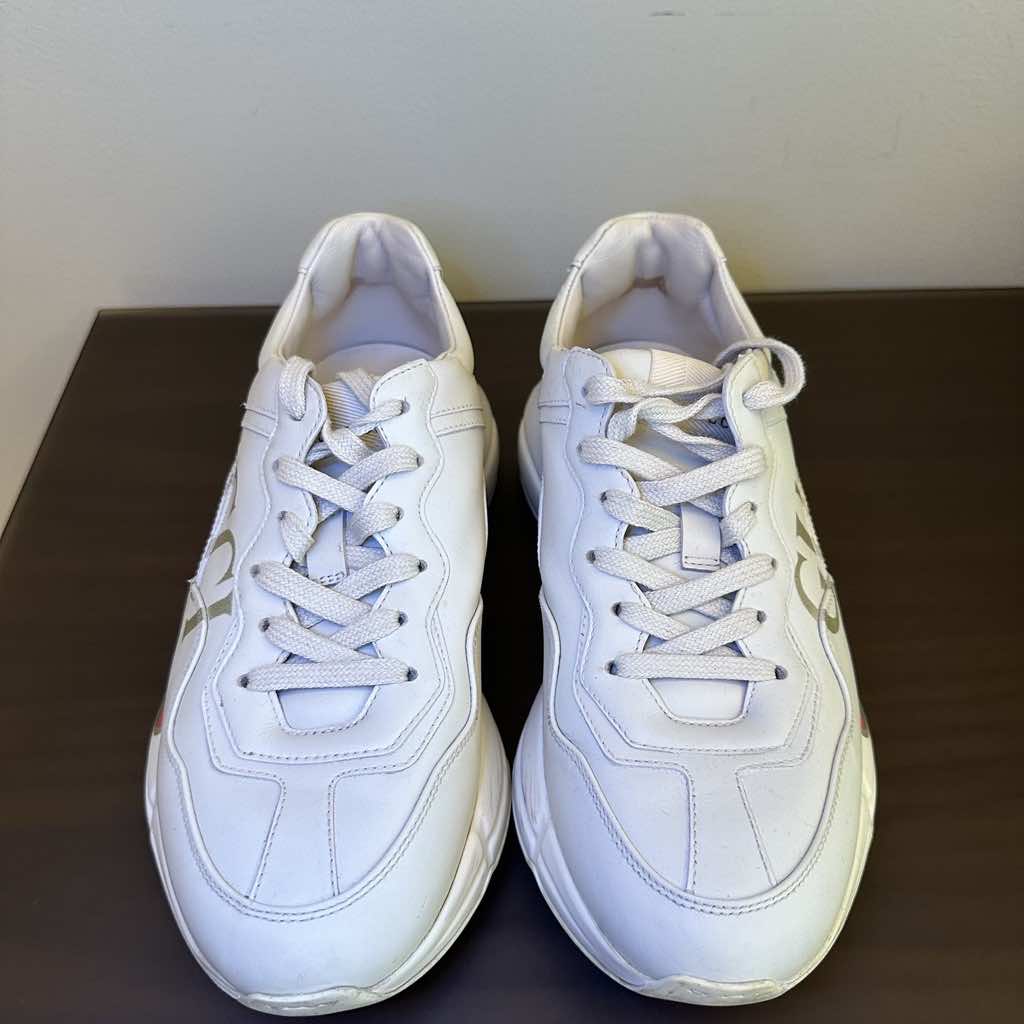 Gucci Ivory Leather Rhyton Vintage - Side view