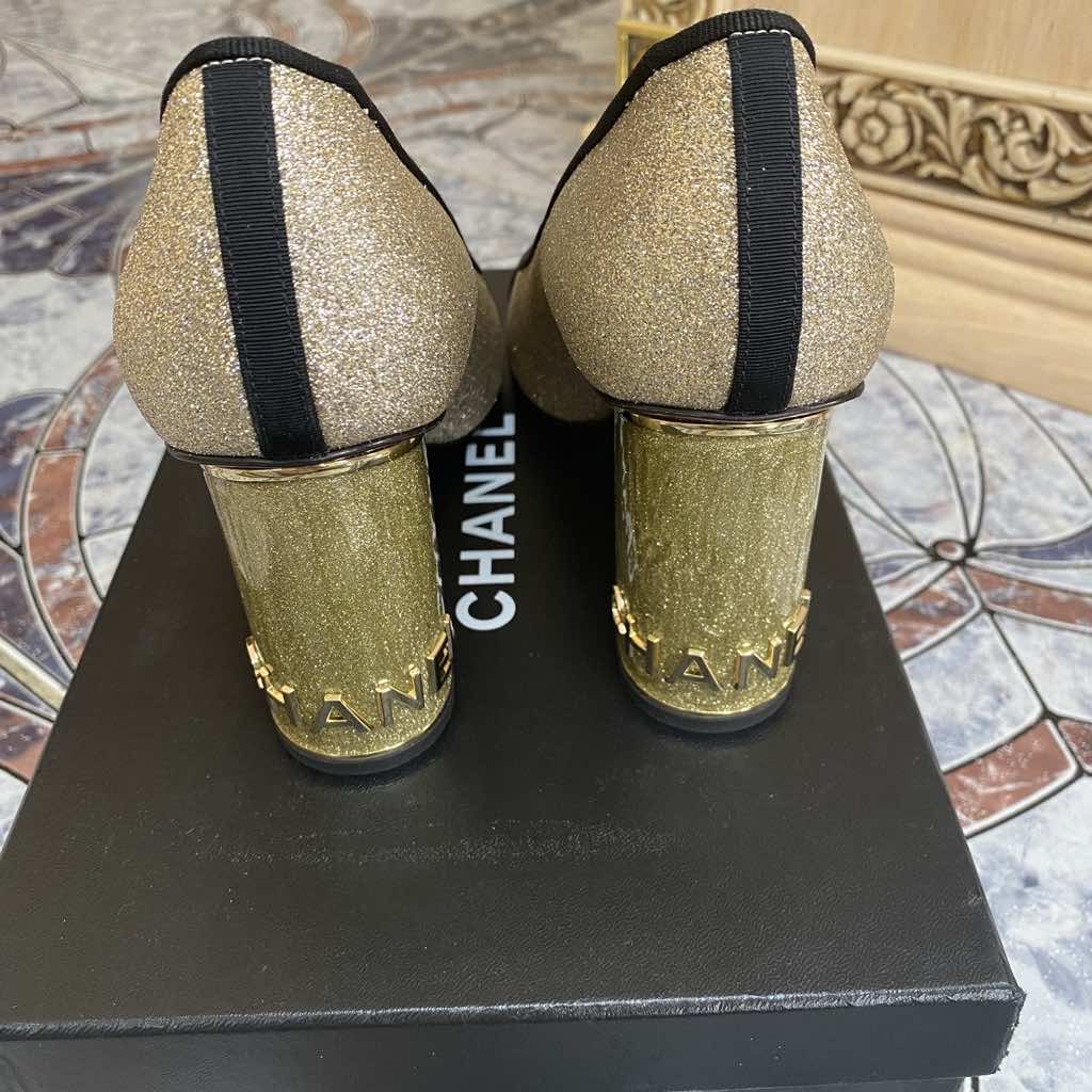 Chanel Classic Heels - Side view