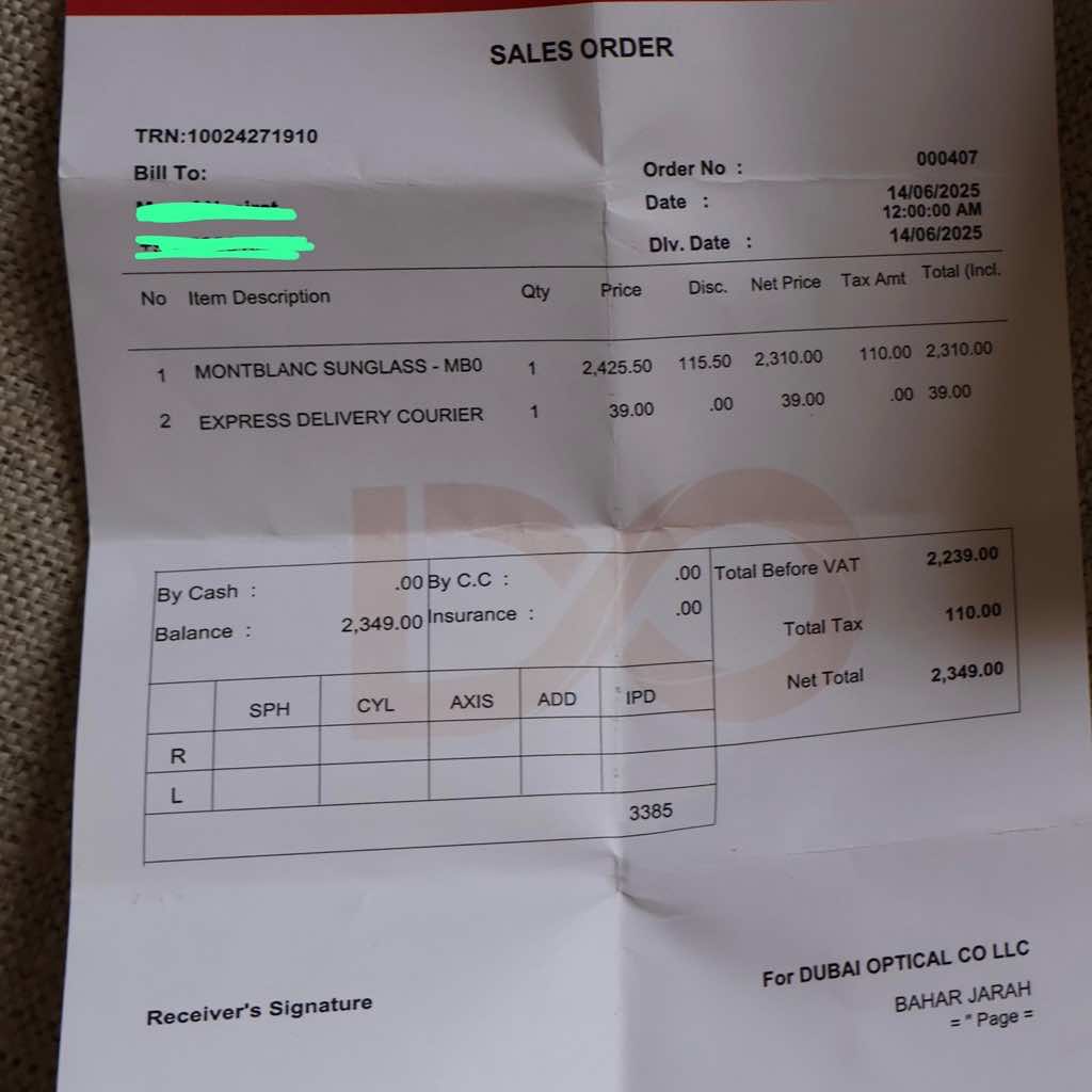 Montblanc Unisex Sunglasses - Detail 2