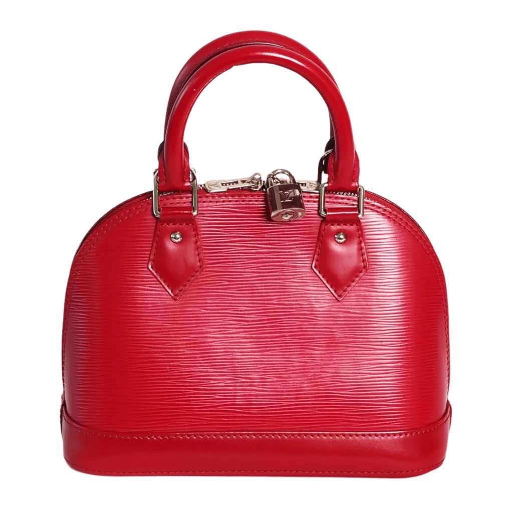 Louis Vuitton Fuschia Epi Alma BB - Back view