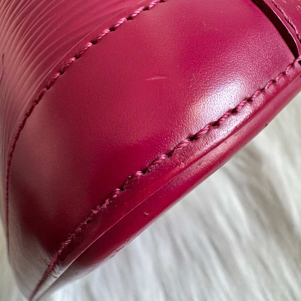 Louis Vuitton Fuschia Epi Alma BB - Image 11