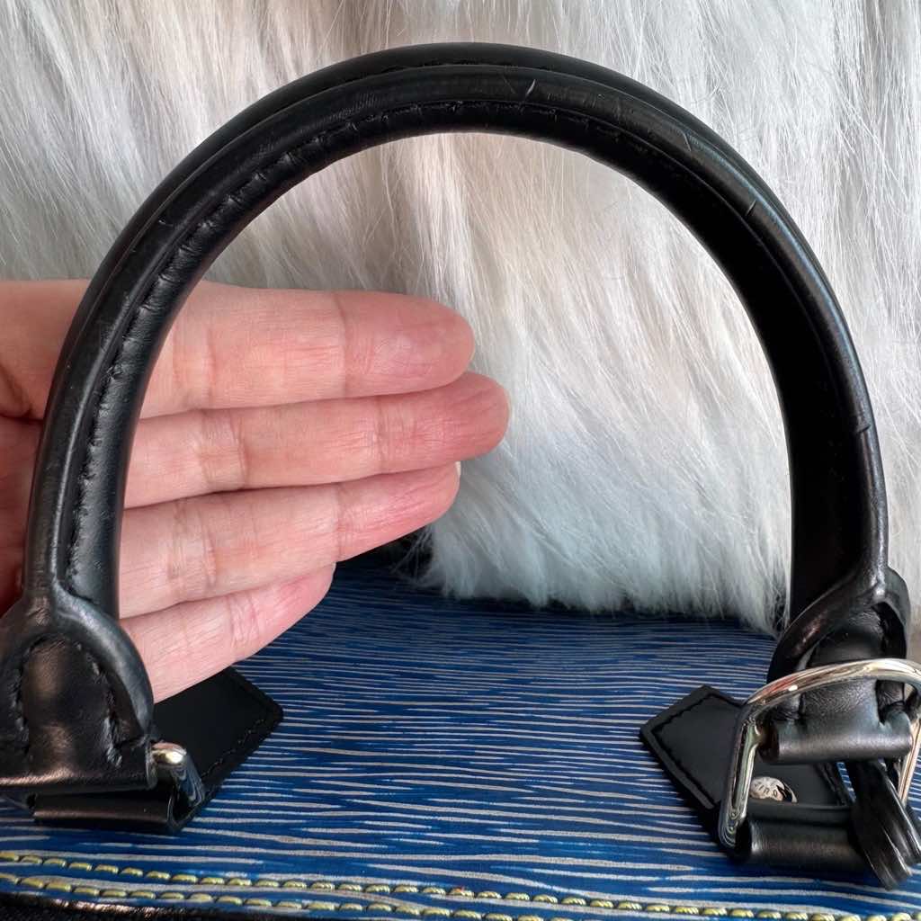 Louis Vuitton Blue Epi Alma BB - Image 11