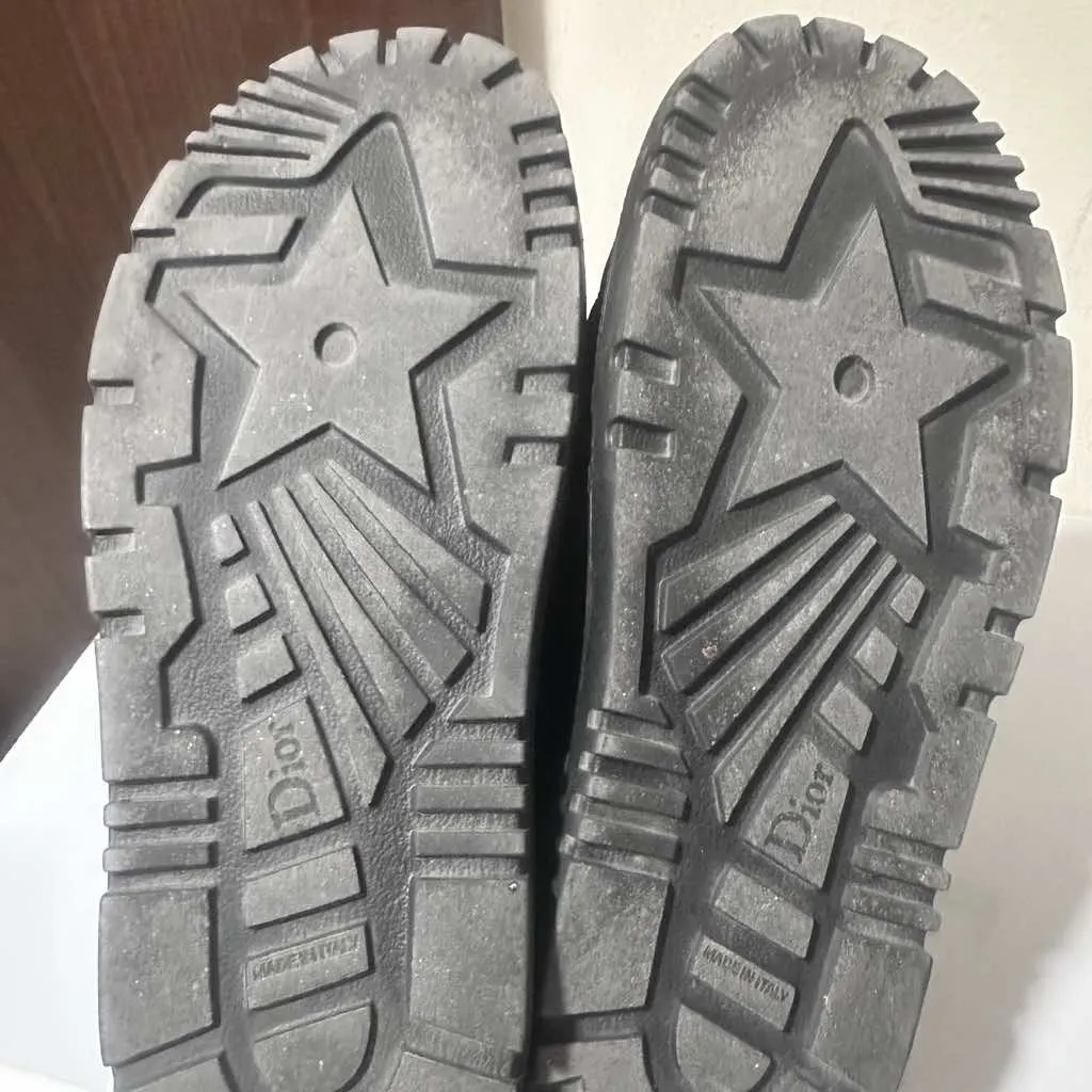 Dior Cannage Dtwist Sandals Black Leather Good - Box View