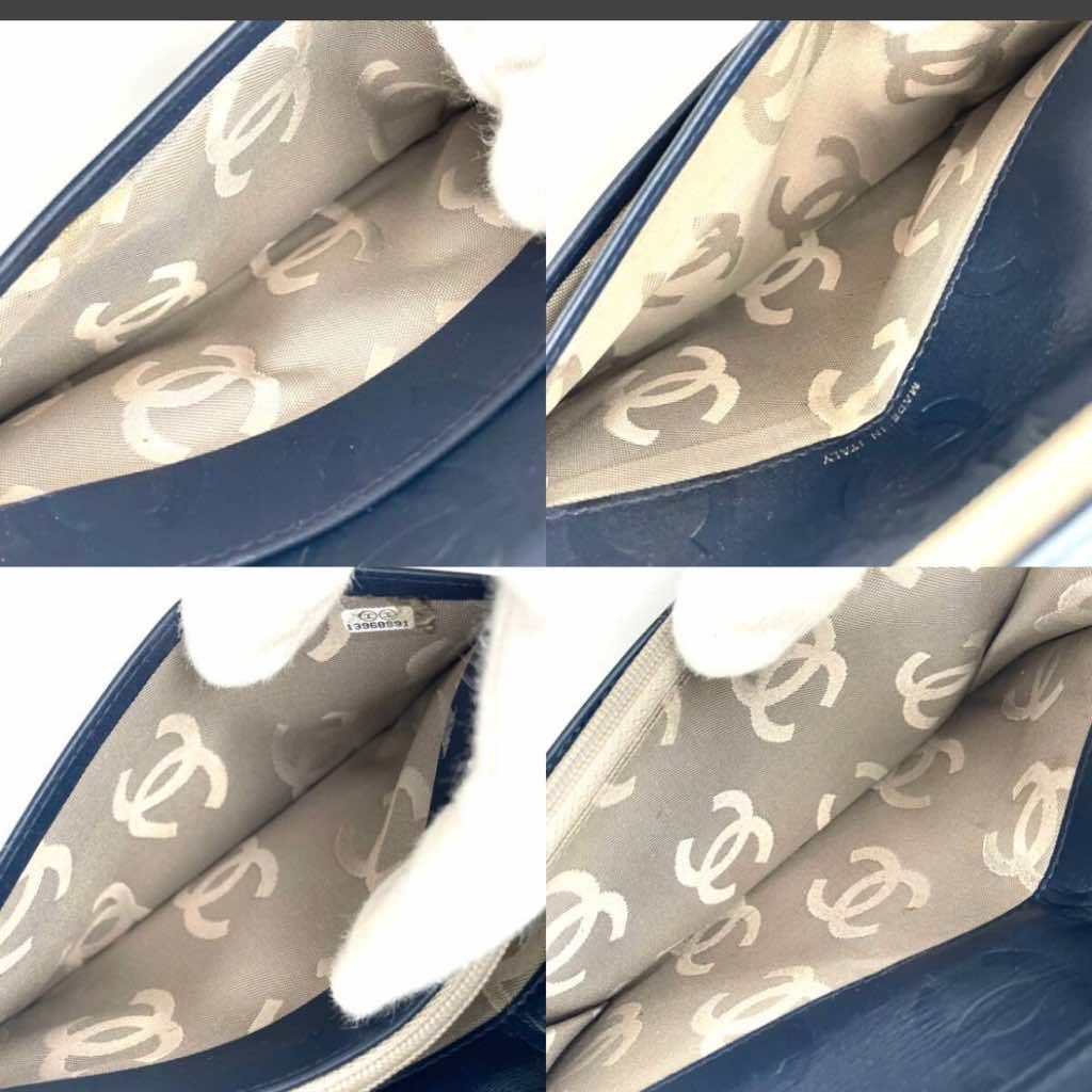 Chanel Cambonline Navy wallet - Detail 2