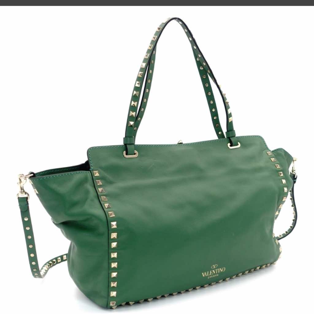 Valentino Garavani Studs handbag green - Image 6