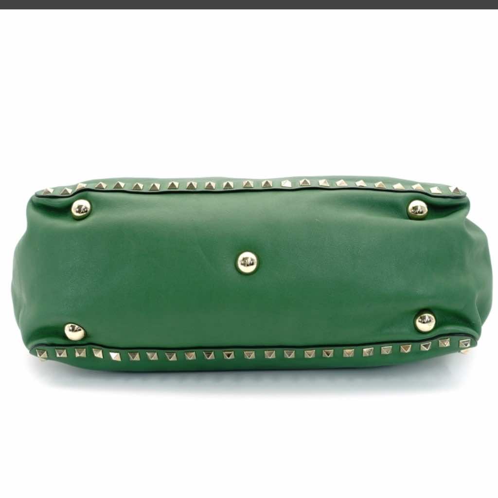 Valentino Garavani Studs handbag green - Detail 1