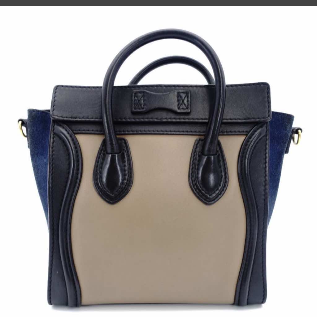 Celine Luggage Tote micro - Back view