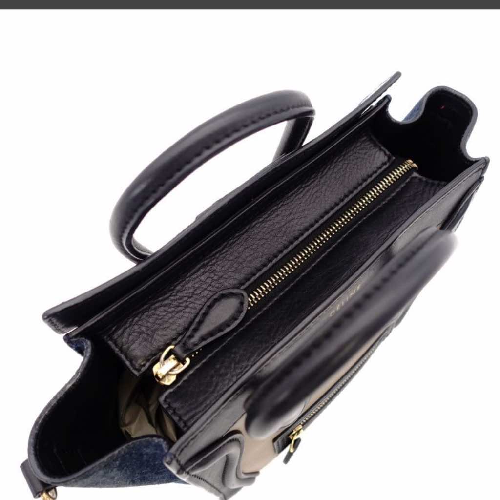 Celine Luggage Tote micro - Side view