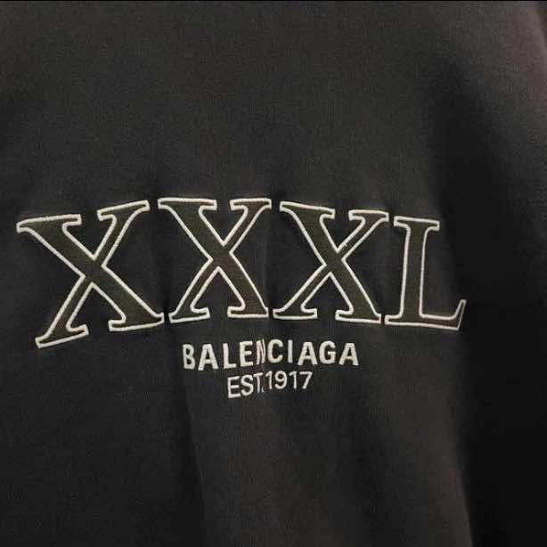Balenciaga Logo Hoodie - Side view