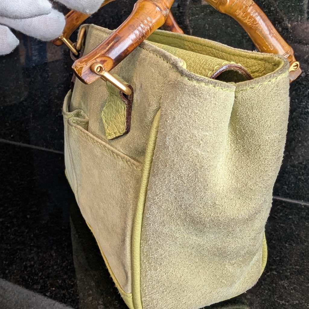 Gucci Vintage Mini Bamboo Crossbody - Image 12