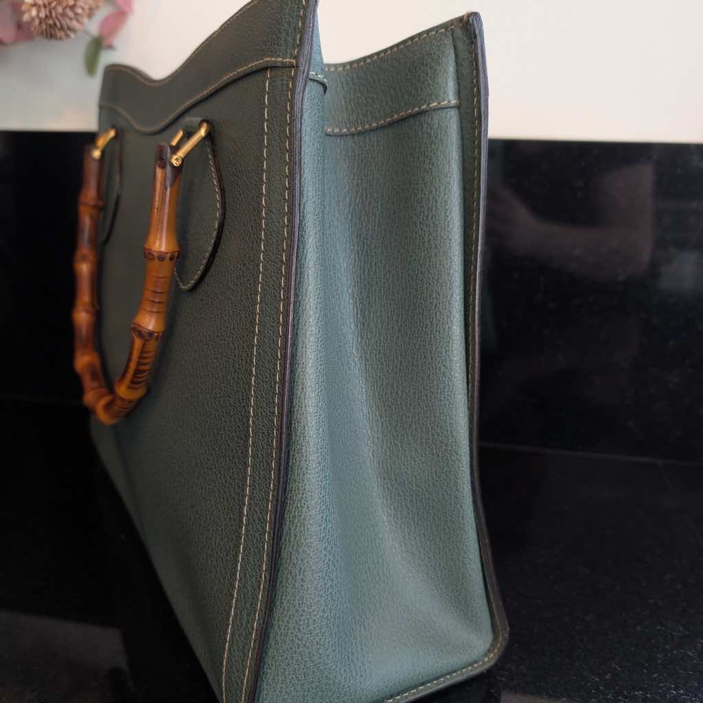 Gucci Vintage Diana Bamboo Tote - Image 10