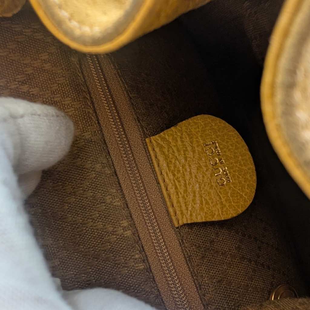 Gucci Vintage Gucci Bamboo Backpack - Image 10