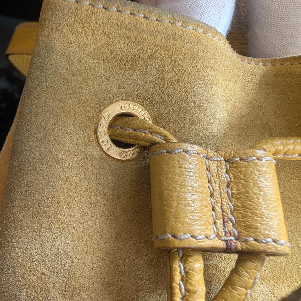 Gucci Vintage Gucci Bamboo Backpack - Image 12