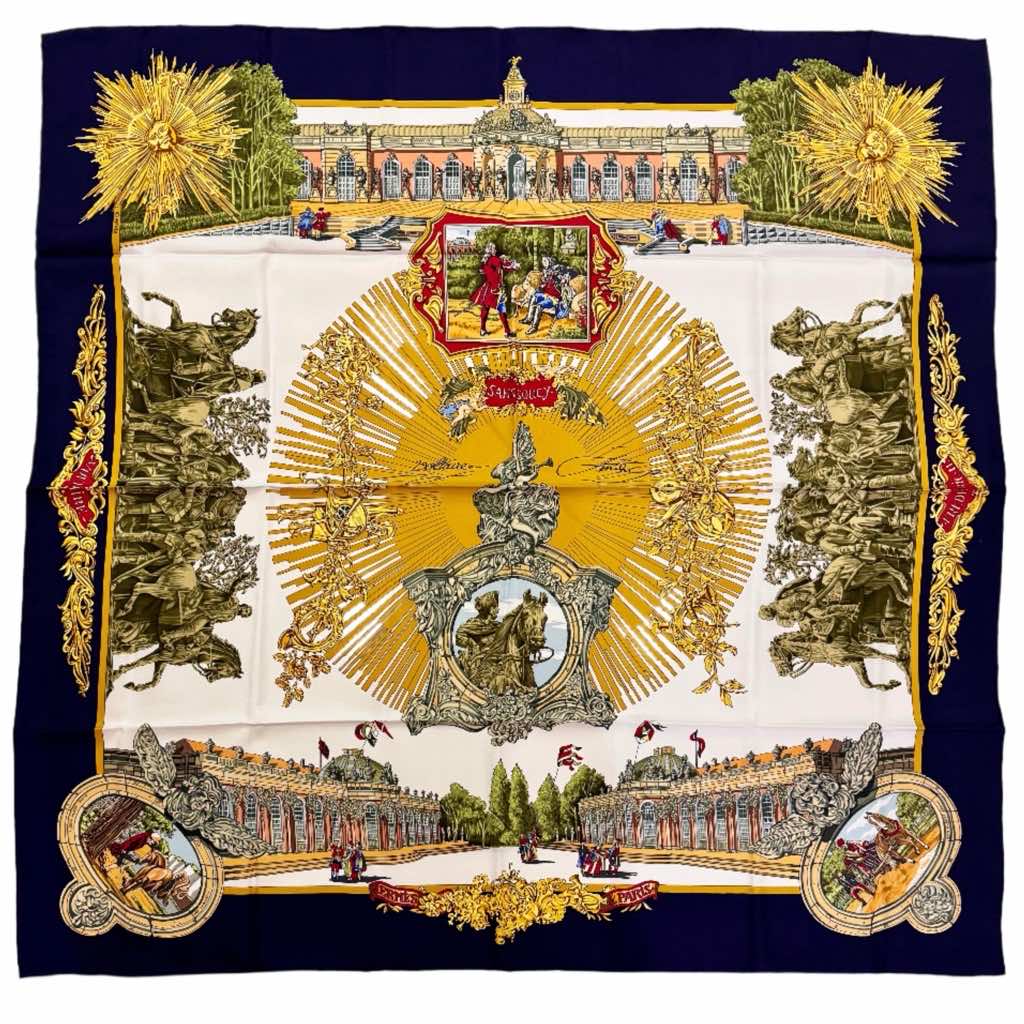 Hermès Sanssoucy Silk Scarf