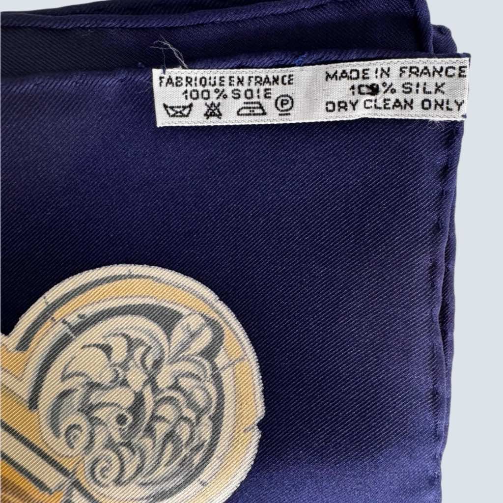 Hermès Sanssoucy Silk Scarf - Back view