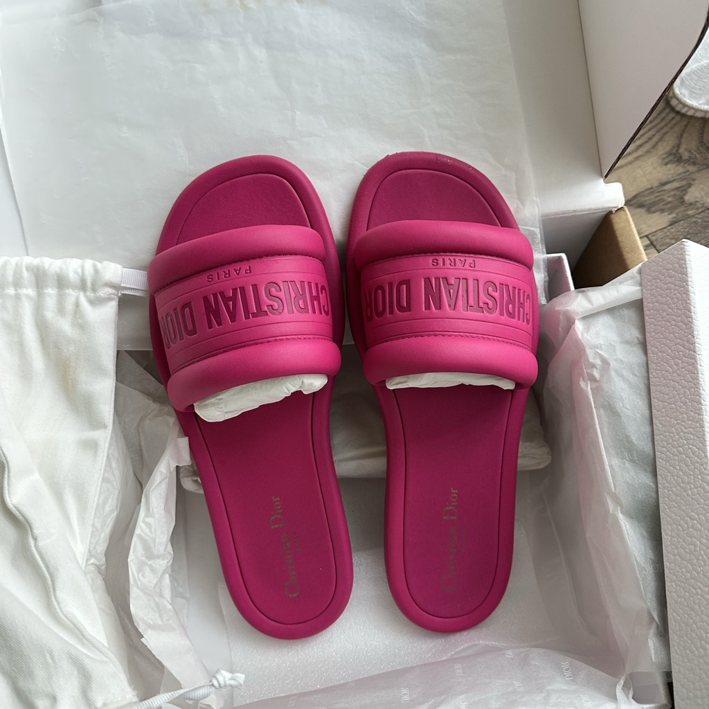 Christian Dior Every-D Slide Rani Pink - Back view