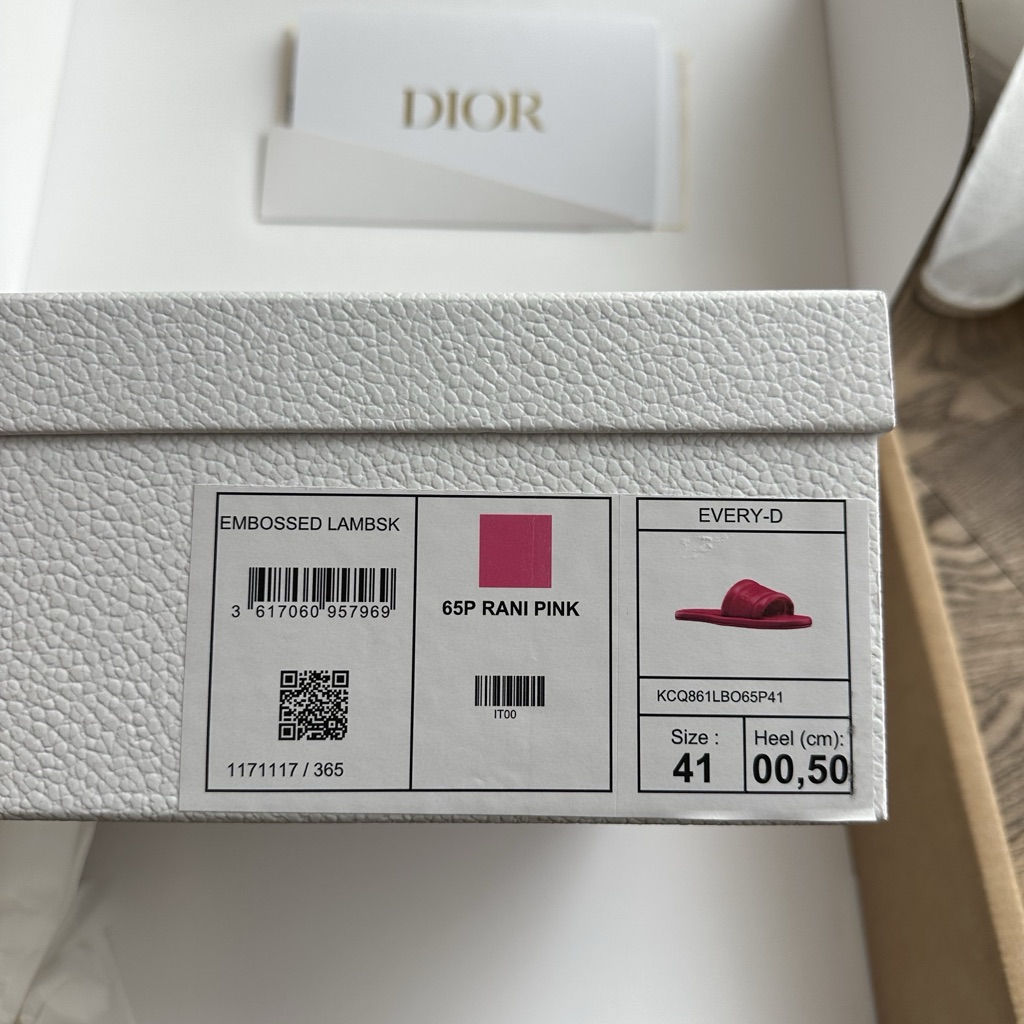 Christian Dior Every-D Slide Rani Pink - Detail 1