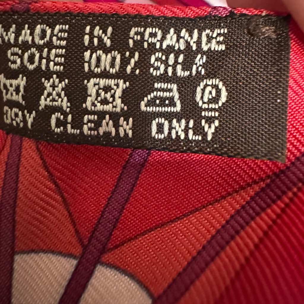 Hermès Twilly Pink & Red - Back view