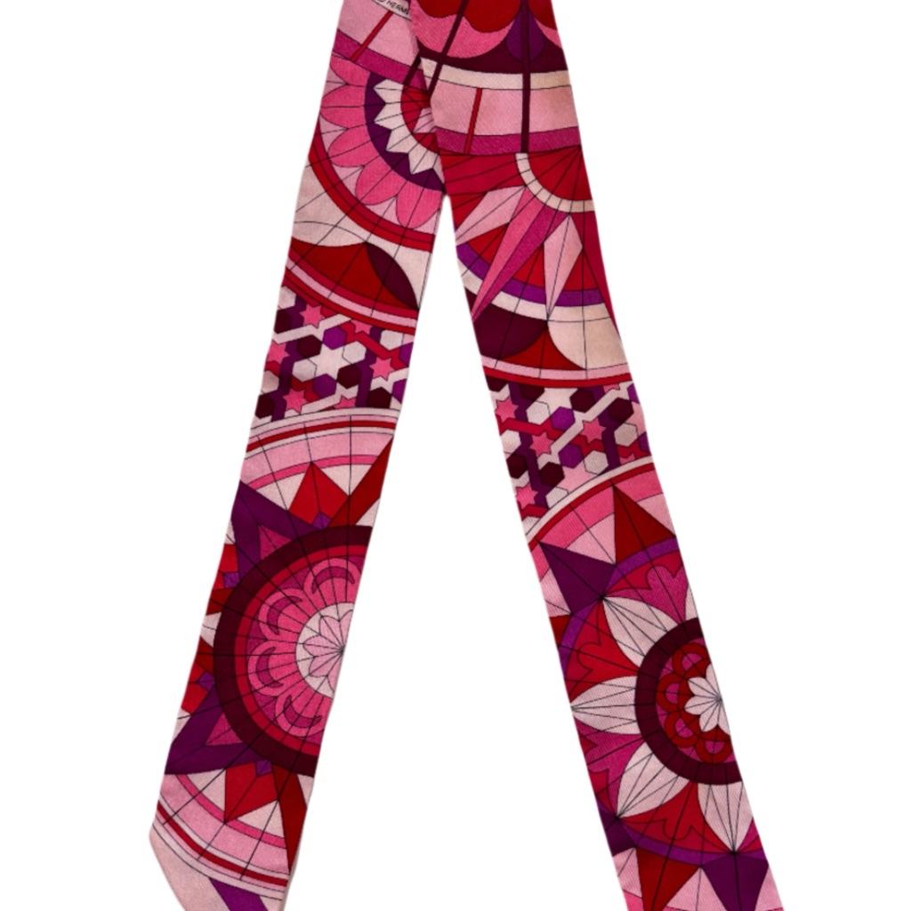 Hermès Twilly Pink & Red - Side view