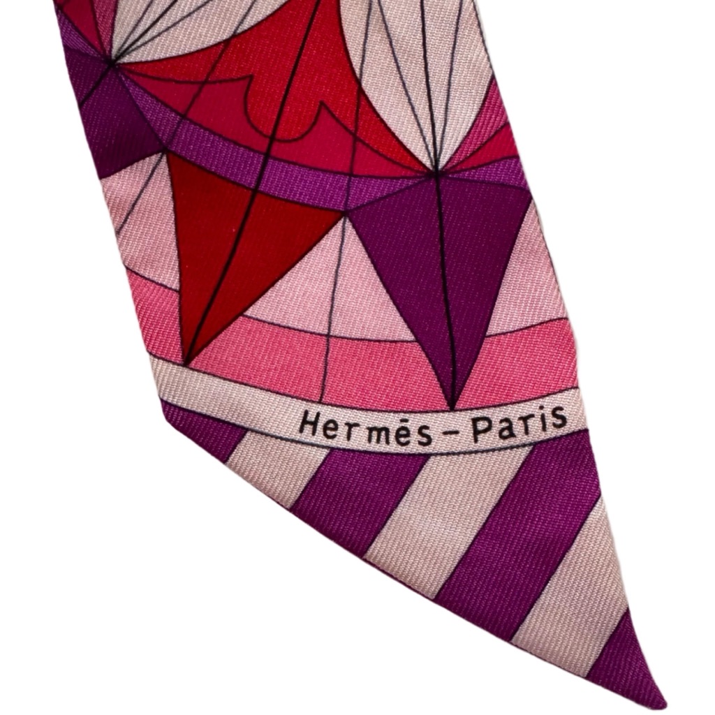 Hermès Twilly Pink & Red - Detail 2