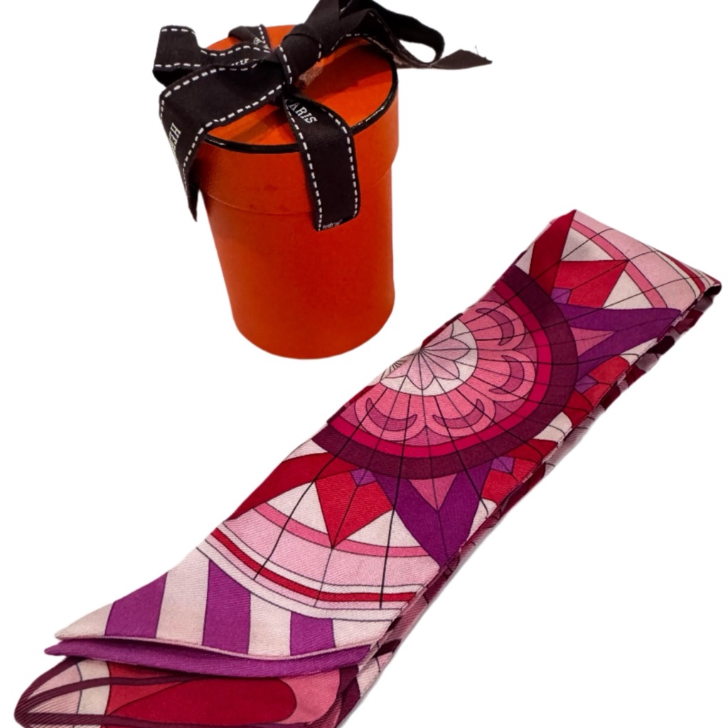Hermès Twilly Pink & Red - Image 10